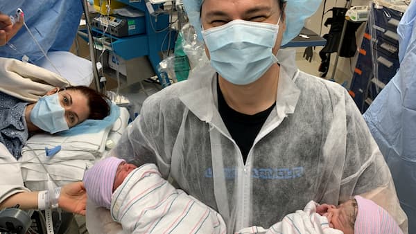 Fertility Center patients with their new babies Fertility Center patients with their new babies